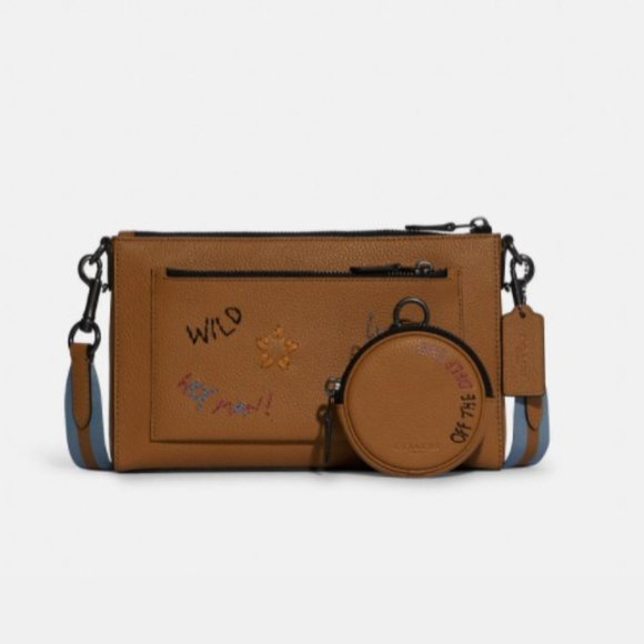 Coach Handbags - Coach Holden Crossbody With Two Diary Embroidery Coin Purse and Bag Detachable